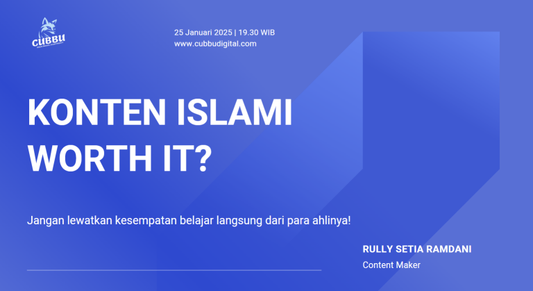 webinar konten islami